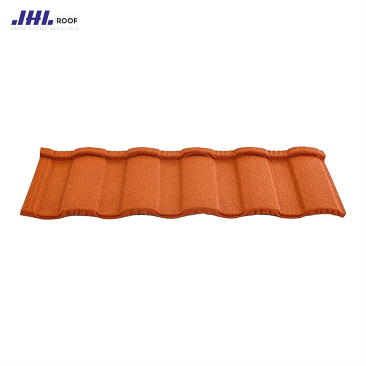 0.35mm Thickness Alu-zinc Steel Based Roman Tile